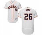 Houston Astros #26 Anthony Gose White Home Flex Base Authentic Collection Baseball Jersey