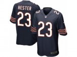 Chicago Bears #23 Devin Hester Game Navy Blue Team Color NFL Jersey