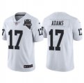 Las Vegas Raiders #17 Davante Adams White With 2020 Inaugural Season Patch Vapor Limited Stitched Jersey