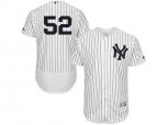 New York Yankees #52 C.C. Sabathia White Navy Flexbase Authentic Collection MLB Jersey