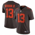 Cleveland Browns #13 Odell Beckham Jr. Men's Brown Alternate 2020 Vapor Limited Jersey