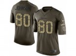 Houston Texans #80 Andre Johnson Limited Green Salute to Service NFL Jersey
