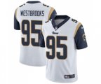 Los Angeles Rams #95 Ethan Westbrooks White Vapor Untouchable Limited Player Football Jersey