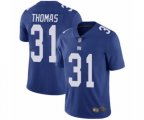New York Giants #31 Michael Thomas Royal Blue Team Color Vapor Untouchable Limited Player Football Jersey
