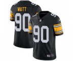 Pittsburgh Steelers #90 T. J. Watt Black Alternate Vapor Untouchable Limited Player Football Jersey