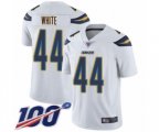 Los Angeles Chargers #44 Kyzir White Vapor Untouchable Limited Player 100th Season Football Jersey