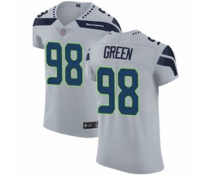 Seattle Seahawks #98 Rasheem Green Grey Alternate Vapor Untouchable Elite Player Football Jersey