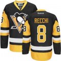 Pittsburgh Penguins #8 Mark Recchi Reebok Black Premier Jersey