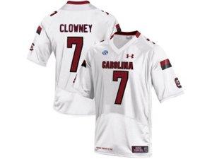 Men\'s South Carolina Gamecocks Jadeveon Clowney #7 College Football Jersey - White