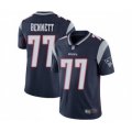 New England Patriots #77 Michael Bennett Navy Blue Team Color Vapor Untouchable Limited Player Football Jersey