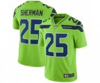 Seattle Seahawks #25 Richard Sherman Limited Green Rush Vapor Untouchable Football Jersey