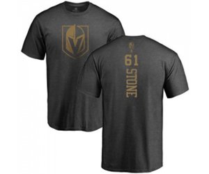 Vegas Golden Knights #61 Mark Stone Charcoal One Color Backer T-Shirt