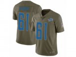Detroit Lions #61 Kerry Hyder Limited Olive 2017 Salute to Service NFL Jersey