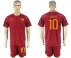 2017-18 Roma 10 TOTTI Home Soccer Jersey