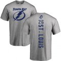 Tampa Bay Lightning #26 Martin St. Louis Ash Backer T-Shirt