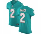 Miami Dolphins #2 Matt Haack Aqua Green Team Color Vapor Untouchable Elite Player Football Jersey