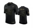 San Francisco 49ers #99 Javon Kinlaw Black 2020 Salute To Service Limited Jersey