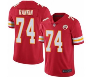 Kansas City Chiefs #74 Martinas Rankin Red Team Color Vapor Untouchable Limited Player Football Jersey