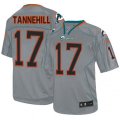 Miami Dolphins #17 Ryan Tannehill Elite Lights Out Grey NFL Jersey