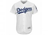 Los Angeles Dodgers Majestic Home Blank White Flex Base Authentic Collection Team Jersey