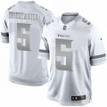Minnesota Vikings #5 Teddy Bridgewater Limited White Platinum NFL Jersey
