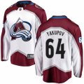 Colorado Avalanche #64 Nail Yakupov Fanatics Branded White Away Breakaway NHL Jersey