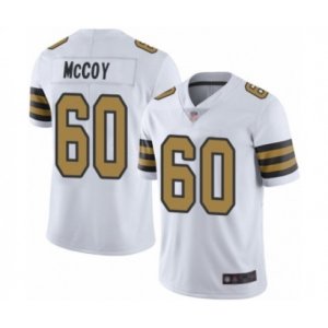New Orleans Saints #60 Erik McCoy Limited White Rush Vapor Untouchable Football Jersey