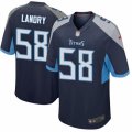 Tennessee Titans #58 Harold Landry Game Navy Blue Team Color NFL Jersey