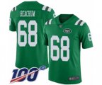 New York Jets #68 Kelvin Beachum Limited Green Rush Vapor Untouchable 100th Season Football Jersey