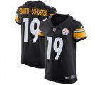 Pittsburgh Steelers #19 JuJu Smith-Schuster Black Team Color Vapor Untouchable Elite Player Football Jersey