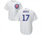Chicago Cubs #17 Mark Grace Replica White Home Cool Base MLB Jersey
