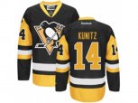 Pittsburgh Penguins #14 Chris Kunitz Premier Black Gold Third NHL Jersey