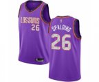 Phoenix Suns #26 Ray Spalding Swingman Purple Basketball Jersey - 2018-19 City Edition