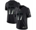 Green Bay Packers #17 Davante Adams Limited Black Smoke Fashion Limited Football Jersey