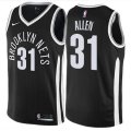Brooklyn Nets #31 Jarrett Allen Authentic Black NBA Jersey - City Edition