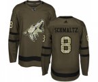 Arizona Coyotes #8 Nick Schmaltz Authentic Green Salute to Service Hockey Jersey