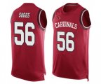 Arizona Cardinals #56 Terrell Suggs Limited Red Player Name & Number Tank Top Football Jersey