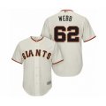 San Francisco Giants #62 Logan Webb Authentic Cream Home Cool Base Baseball Player Jersey