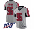 Atlanta Falcons #96 Tyeler Davison Limited Silver Inverted Legend 100th Season Football Jersey