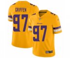 Minnesota Vikings #97 Everson Griffen Limited Gold Inverted Legend Football Jersey