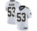 New Orleans Saints #53 A.J. Klein White Vapor Untouchable Limited Player Football Jersey