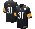 Pittsburgh Steelers #31 Donnie Shell Game Black Team Color Football Jersey
