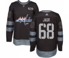 Washington Capitals #68 Jaromir Jagr Authentic Black 1917-2017 100th Anniversary NHL Jersey