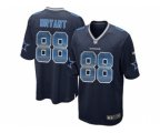 Dallas Cowboys #88 Dez Bryant Navy Blue Team Color Stitched NFL Limited Strobe Jersey