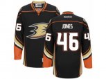 Reebok Anaheim Ducks #46 Max Jones Authentic Black Home NHL Jersey