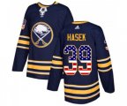 Adidas Buffalo Sabres #39 Dominik Hasek Authentic Navy Blue USA Flag Fashion NHL Jersey