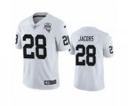 Las Vegas Raiders #28 Josh Jacobs White 2020 Inaugural Season Vapor Limited Jersey