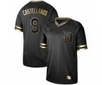 Detroit Tigers #9 Nick Castellanos Authentic Black Gold Fashion Baseball Jersey