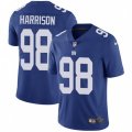 New York Giants #98 Damon Harrison Royal Blue Team Color Vapor Untouchable Limited Player NFL Jersey