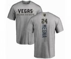 Vegas Golden Knights #24 Jaycob Megna Gray Backer T-Shirt